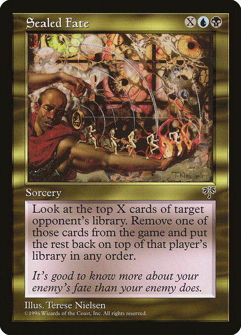 Sealed Fate - Mirage Magic card