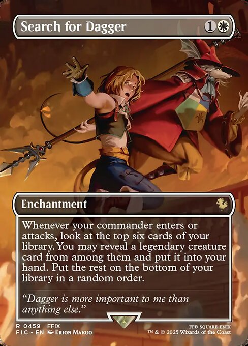 Search for Dagger - Final Fantasy Commander Magic card