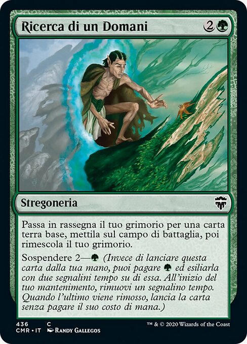 Search for Tomorrow - Commander Legends (#436) - Illustrated by Randy Gallegos - Magic: The Gathering Card