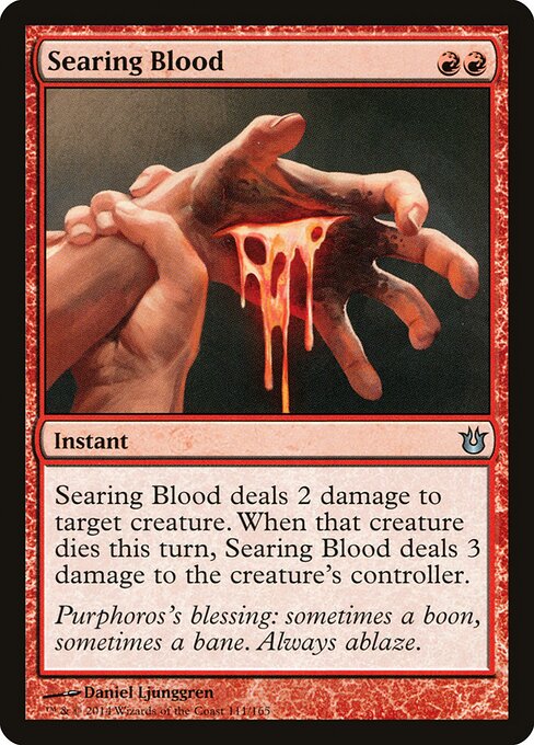 Searing Blood - Born of the Gods Magic card