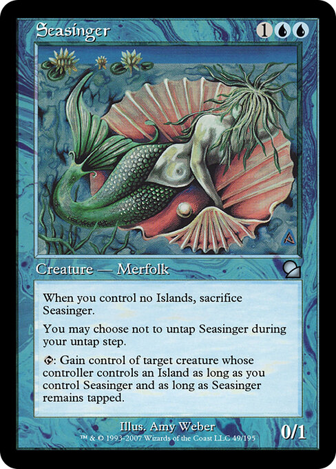 Seasinger - Masters Edition Magic card