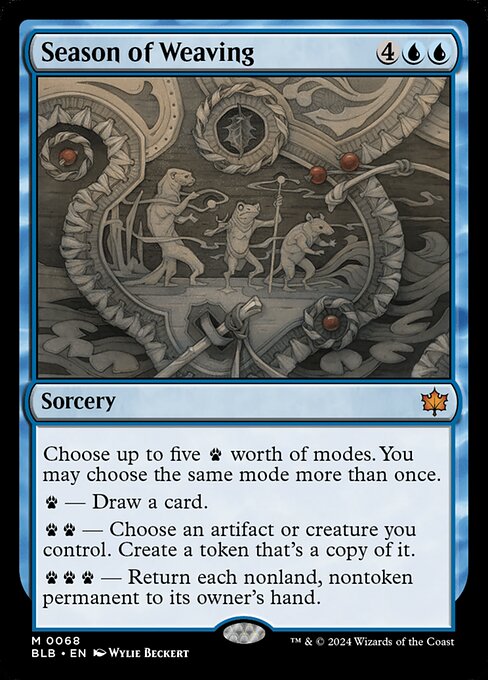 Season of Weaving - Bloomburrow Magic card