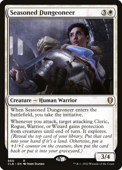 Seasoned Dungeoneer - Commander Legends: Battle for Baldur's Gate Magic card