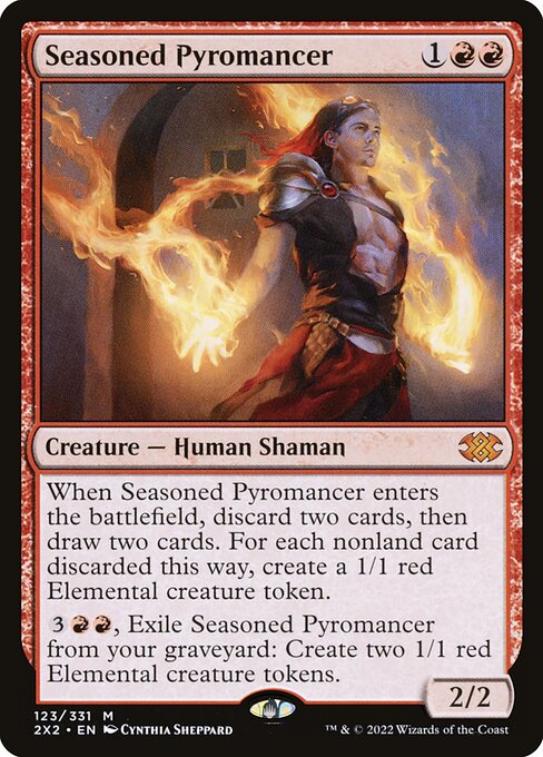 Seasoned Pyromancer - Double Masters 2022 Magic card