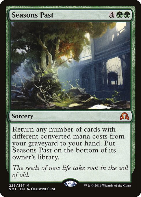 Seasons Past - Shadows over Innistrad Magic card