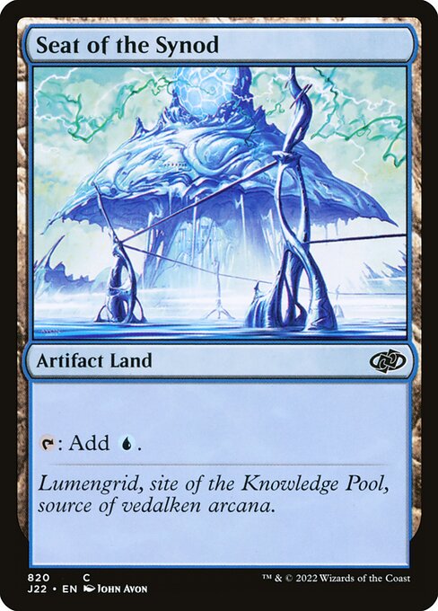 Sede del sínodo (Seat of the Synod) - Edge of Eternities Commander (#176) - Illustrated by John Avon - Magic: The Gathering Card