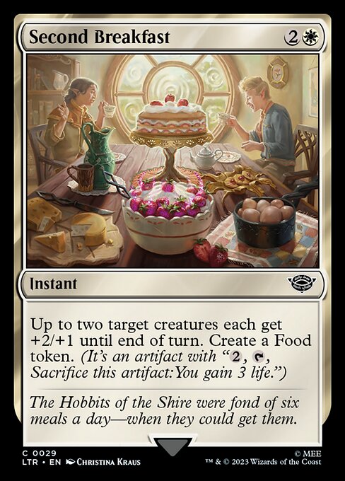 Second Breakfast - The Lord of the Rings: Tales of Middle-earth Magic card
