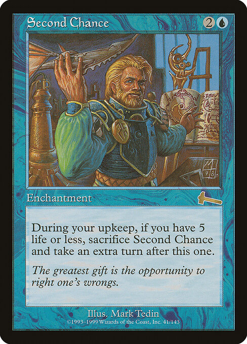 Second Chance - Urza's Legacy Magic card