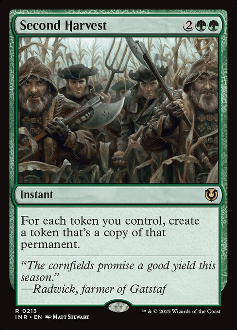 Second Harvest - Innistrad Remastered Magic card