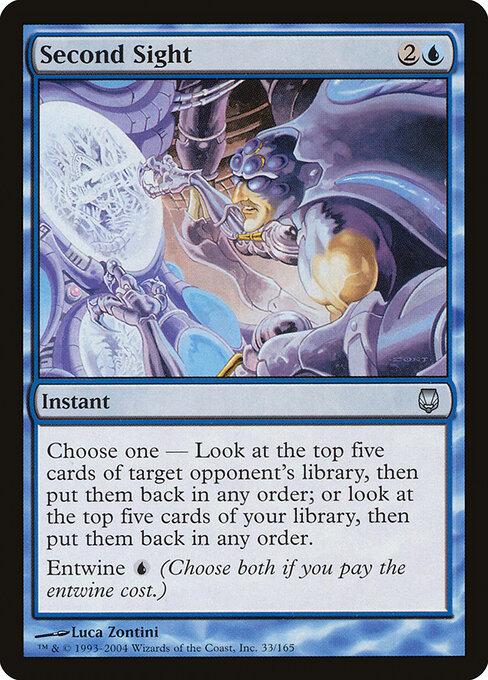 Second Sight - Darksteel Magic card