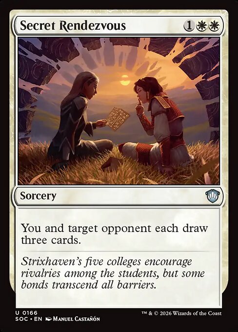 Secret Rendezvous - Secrets of Strixhaven Commander Magic card