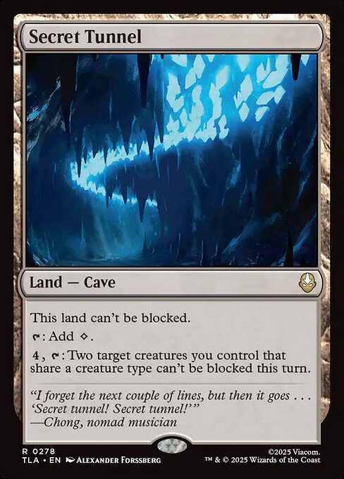 Secret Tunnel - Avatar: The Last Airbender Magic card