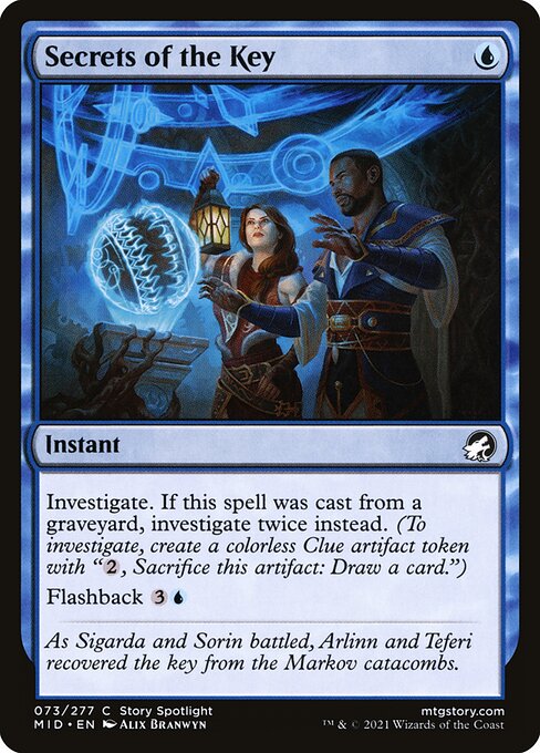 Secrets of the Key - Innistrad: Midnight Hunt Magic card