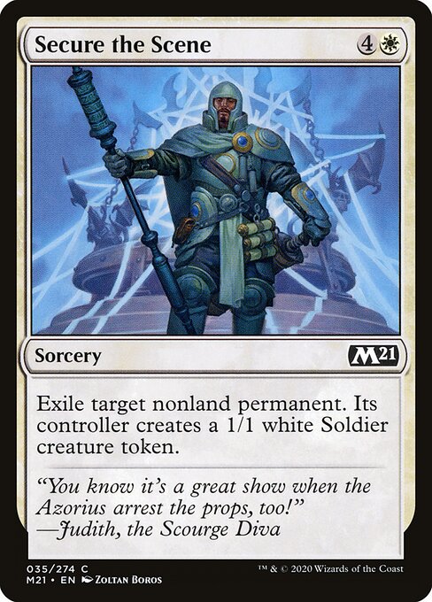 Secure the Scene - Core Set 2021 Magic card