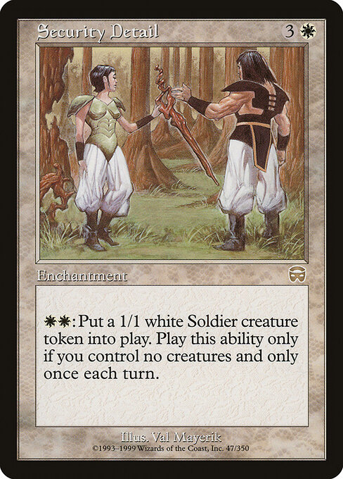 Security Detail - Mercadian Masques Magic card