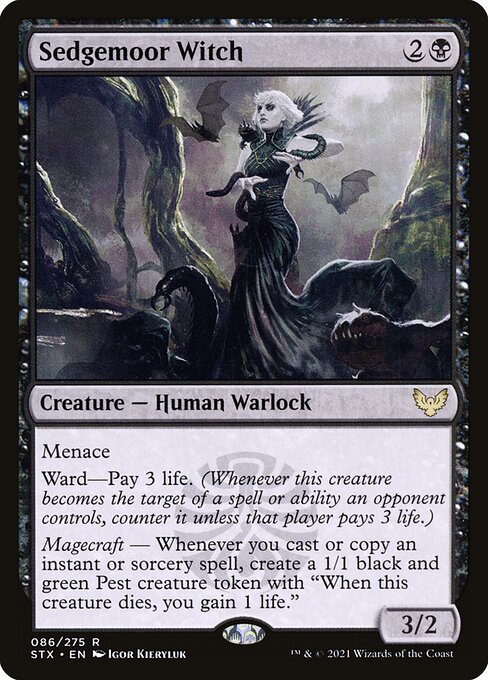 Sedgemoor Witch - Strixhaven: School of Mages Magic card