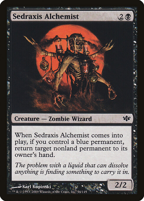Sedraxis Alchemist - Conflux (#54) - Illustrated by Karl Kopinski - Magic: The Gathering Card