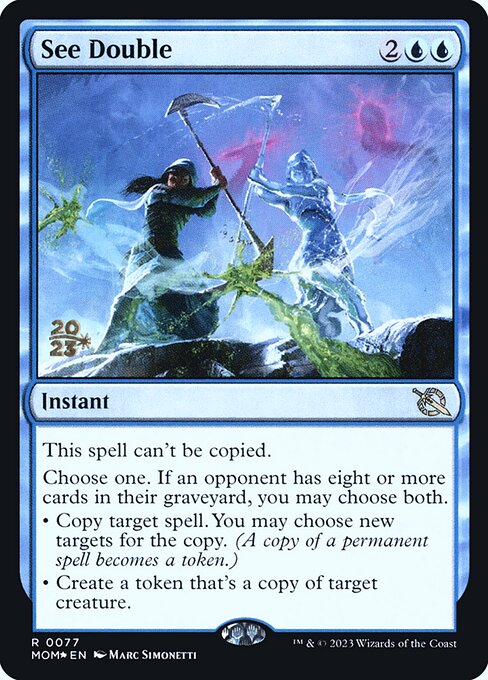 See Double - March of the Machine Promos (#77s) - Illustrated by Marc Simonetti - Magic: The Gathering Card