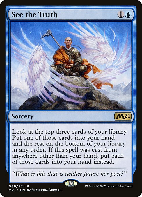 See the Truth - Core Set 2021 Magic card
