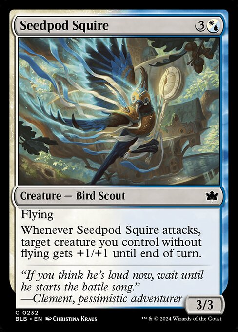 Seedpod Squire - Bloomburrow Magic card