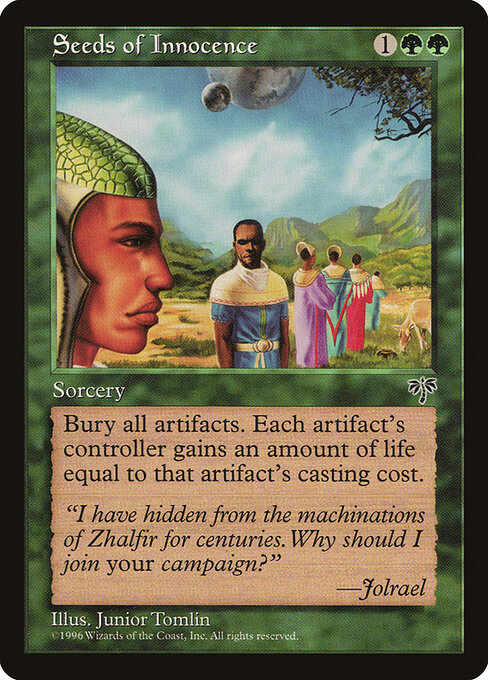 Seeds of Innocence - Mirage Magic card