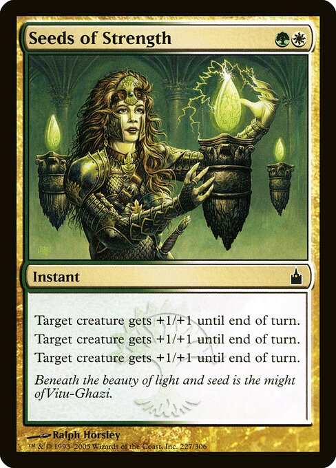 Seeds of Strength - Ravnica: City of Guilds Magic card
