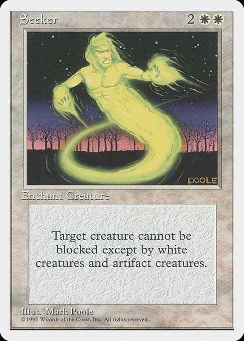 Seeker - Fourth Edition Magic card