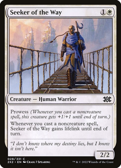 Seeker of the Way - Double Masters 2022 Magic card