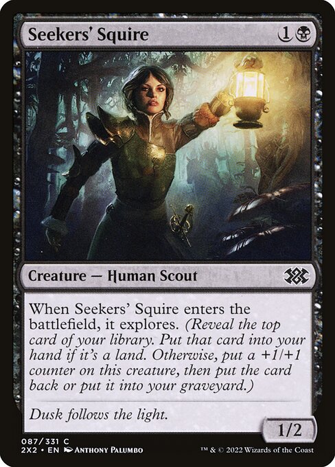 Seekers' Squire - Double Masters 2022 Magic card