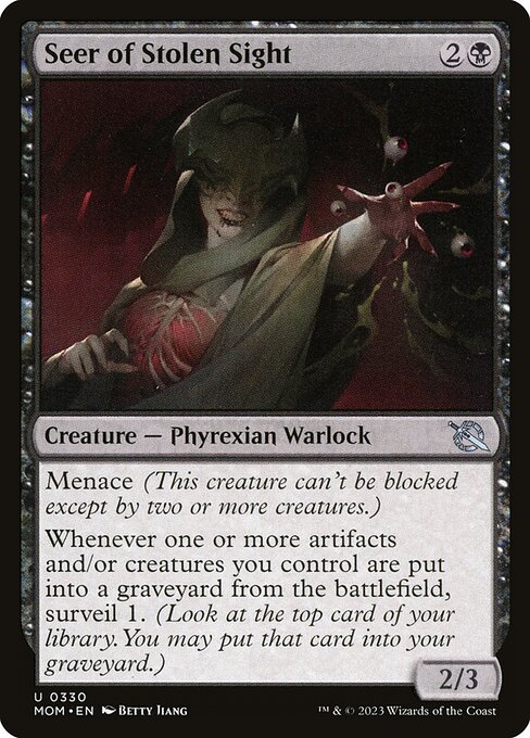 Seer of Stolen Sight - March of the Machine Magic card