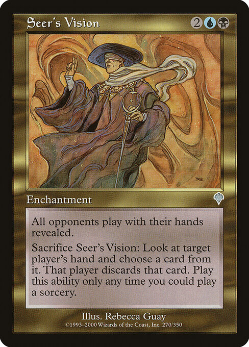 Seer's Vision - Invasion Magic card