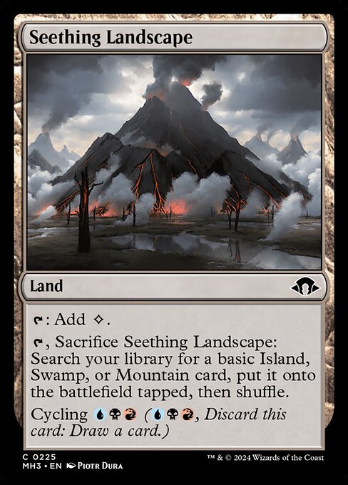 Seething Landscape - Modern Horizons 3 Magic card