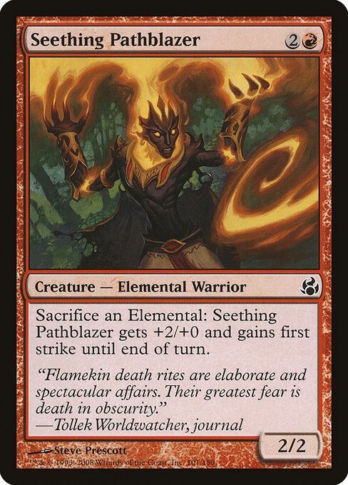 Seething Pathblazer - Morningtide Magic card