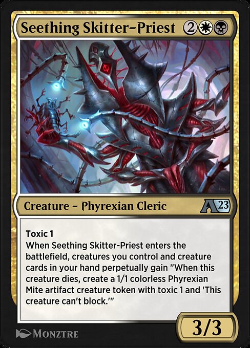 Seething Skitter-Priest - Alchemy: Phyrexia Magic card