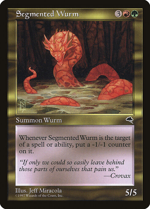 Segmented Wurm - Tempest Magic card