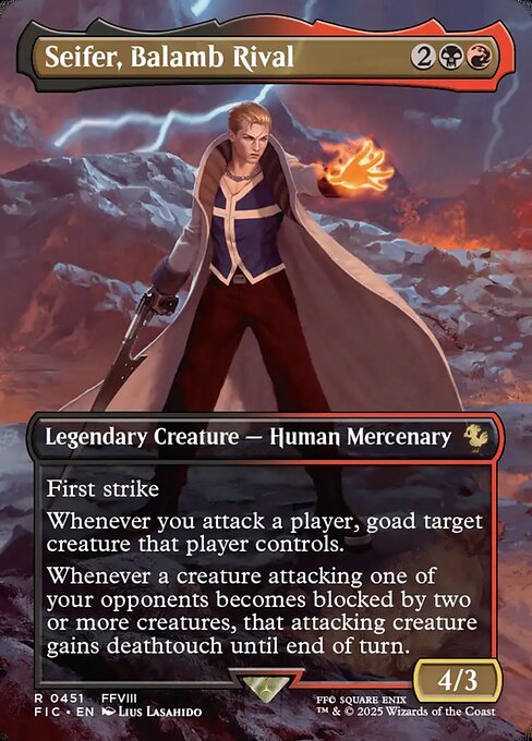 Seifer, Balamb Rival - Final Fantasy Commander Magic card