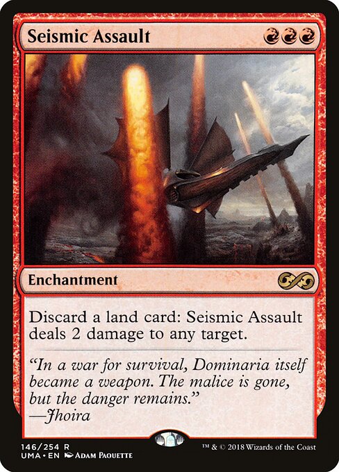 Seismic Assault - Ultimate Masters Magic card