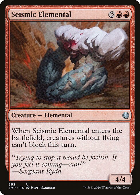 Seismic Elemental - Jumpstart Magic card
