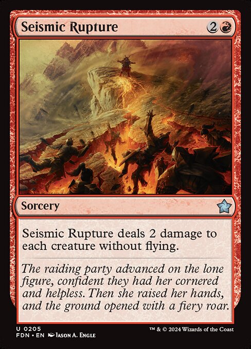 Seismic Rupture - Foundations Magic card