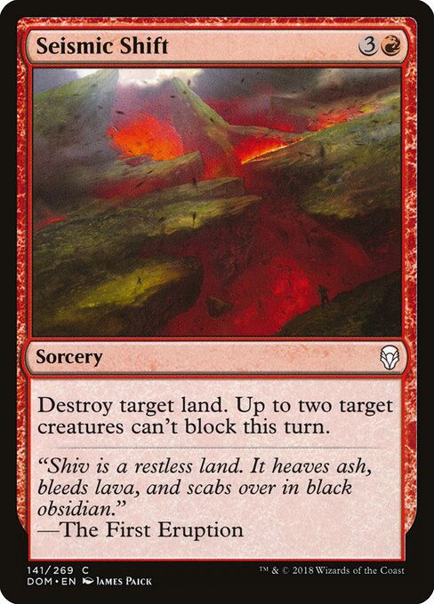 Seismic Shift - Dominaria Magic card