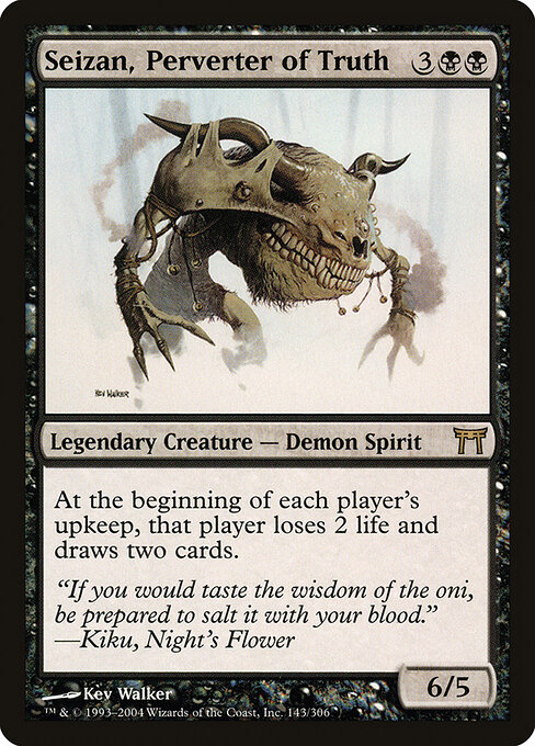 Seizan, Perverter of Truth - Champions of Kamigawa Magic card