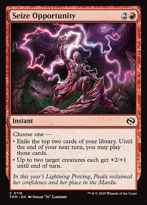 Seize Opportunity - Tarkir: Dragonstorm Magic card