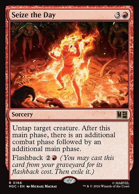 Seize the Day - Marvel Super Heroes Commander Magic card