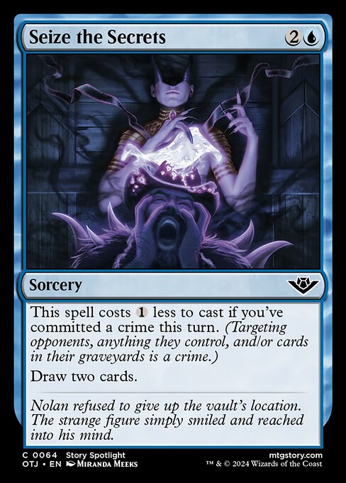 Seize the Secrets - Outlaws of Thunder Junction Magic card
