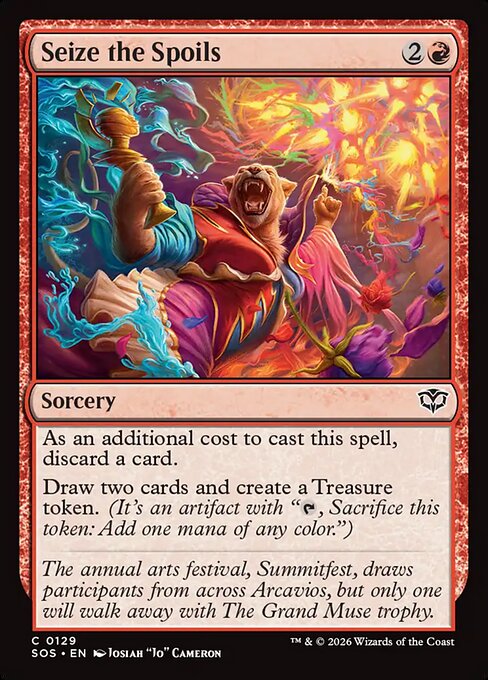Seize the Spoils - Secrets of Strixhaven Magic card