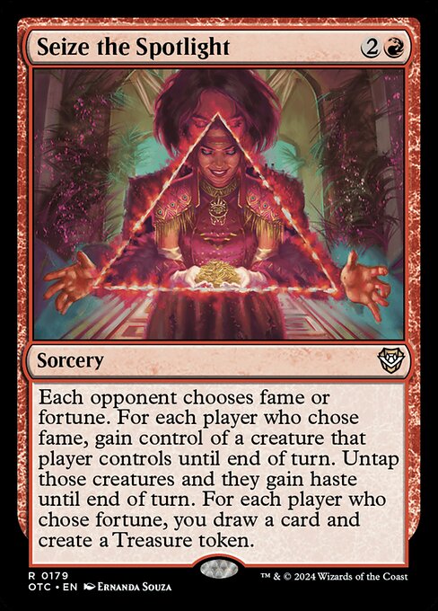 Seize the Spotlight - Outlaws of Thunder Junction Commander Magic card
