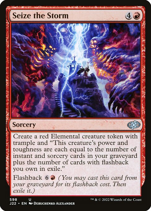 Seize the Storm - Jumpstart 2022 (#598) - Illustrated by Deruchenko Alexander - Magic: The Gathering Card