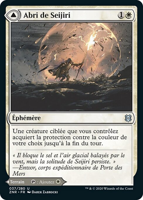 Sejiri Shelter // Sejiri Glacier - Zendikar Rising (#37) - Illustrated by Darek Zabrocki - Magic: The Gathering Card
