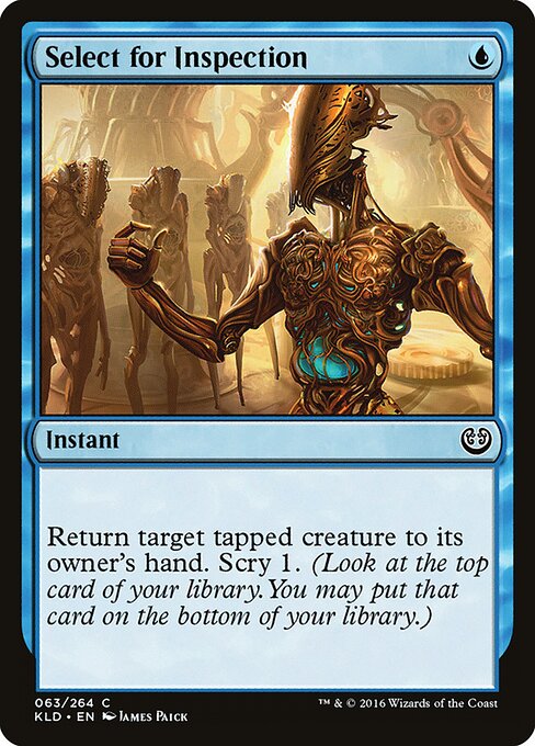 Select for Inspection - Kaladesh Magic card