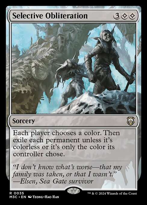 Selective Obliteration - Modern Horizons 3 Commander Magic card